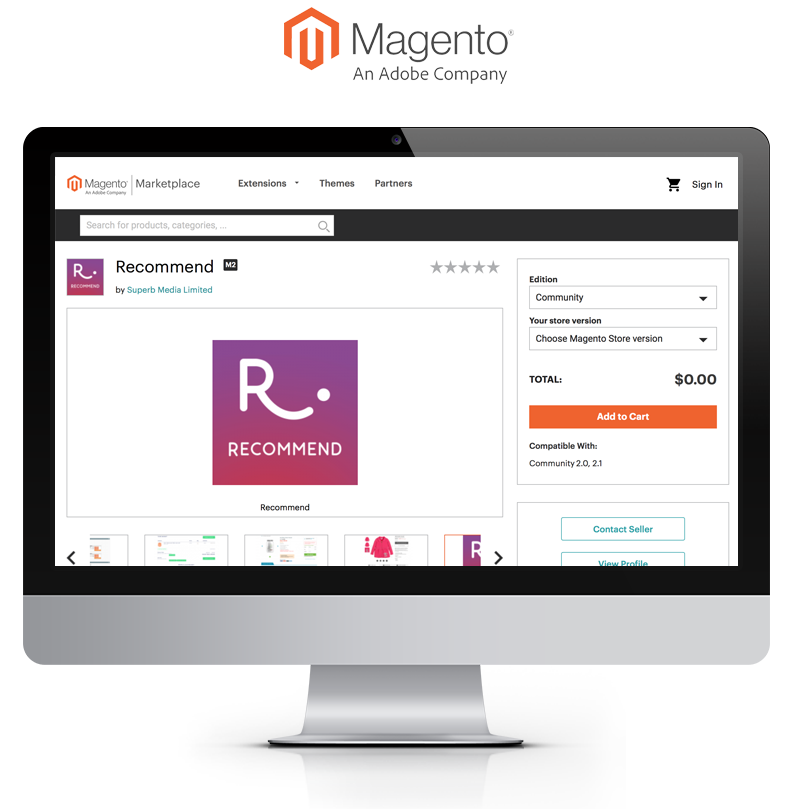 Download Recommend Magento 2 extension